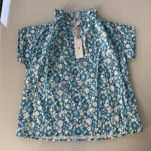 Wallflower Blue Floral Top